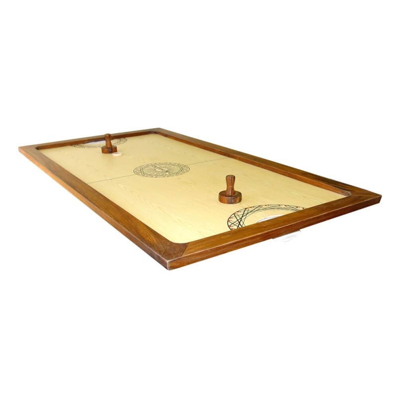 Shuffle-puck - Air hockey jeu en bois géant - Jeux de palets de table
