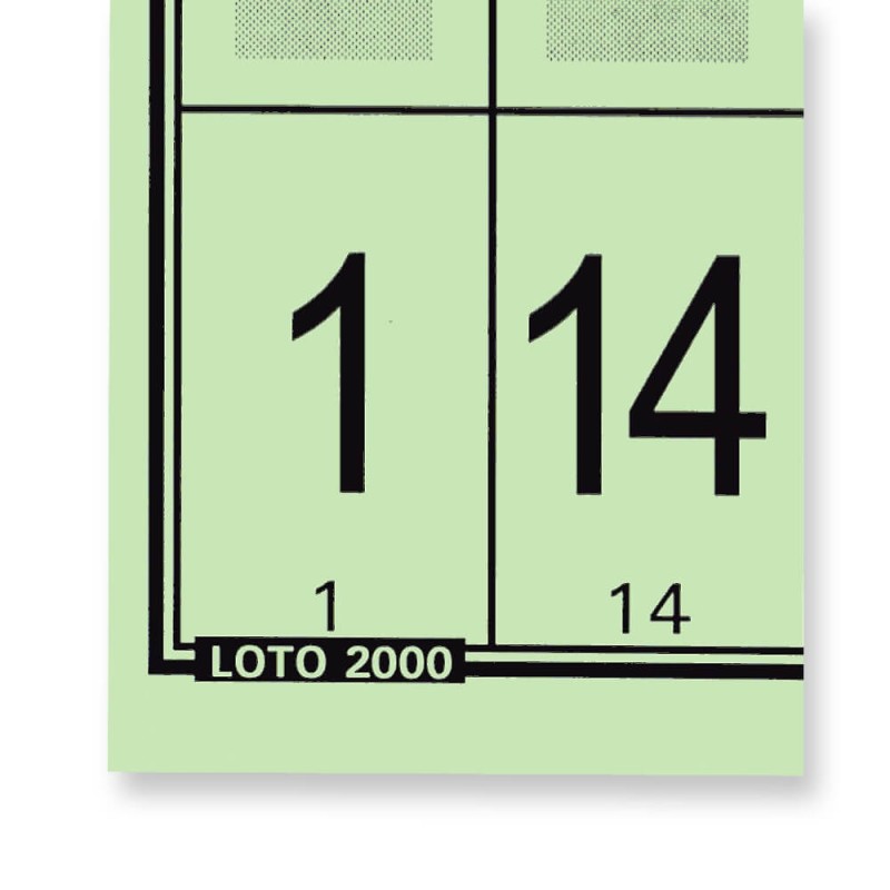 Cartes de loto format géant