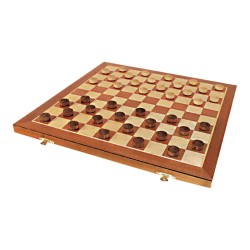 Jeu de dames en bois - jeux de société grande taille 