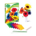  Kit d'Activité Fleurs en Crépon - Créations en papier - Sentosphère