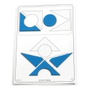 Polyform Tangram - Puzzle magnétique de formes et figures géométriques