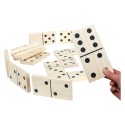 Dominos géants - Jeu de société en bois pour malvoyants et séniors