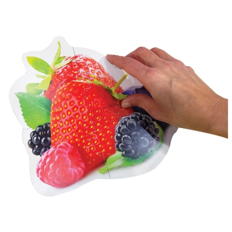 Grands puzzles aliments - Maxi puzzle fruits et légumes - Jeu cognitif