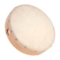 Tambourin en peau naturelle - instrument pour ateliers musique en ehpad