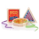 Jeux de laçage - Atelier fils à dessiner canevas géométriques