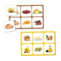 Maxiloto des aliments - Jeu de loto sur l'alimentation et la nutrition
