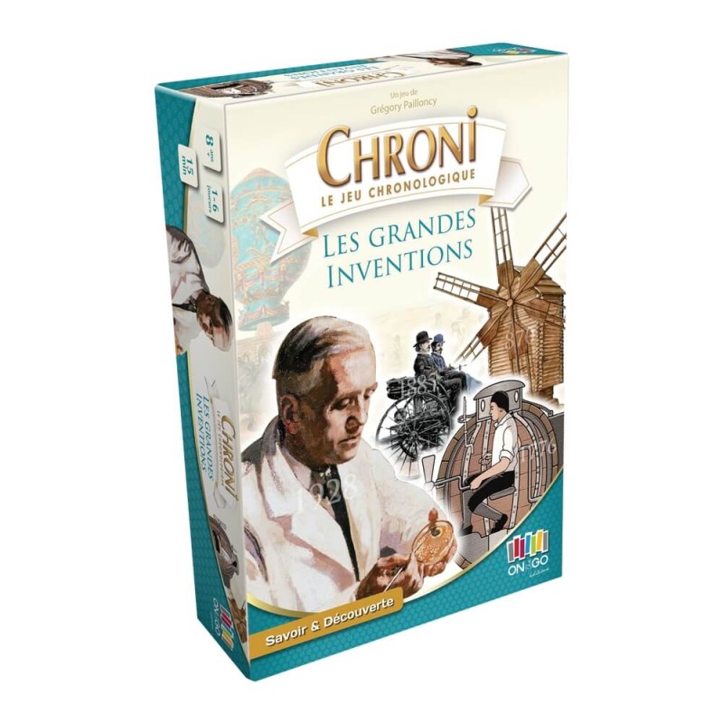 Chroni inventions - jeux  de société pour remettre l'histoire dans l'ordre chronologique