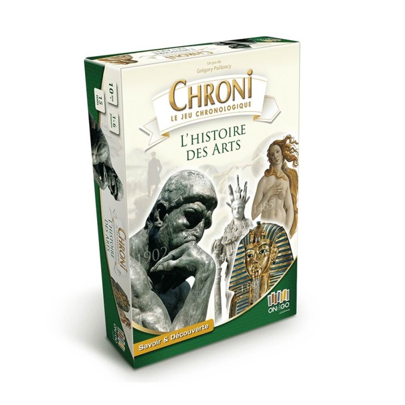 Chroni - Histoire des Arts -  jeu de cartes sur l'histoire à remettre dans l'ordre