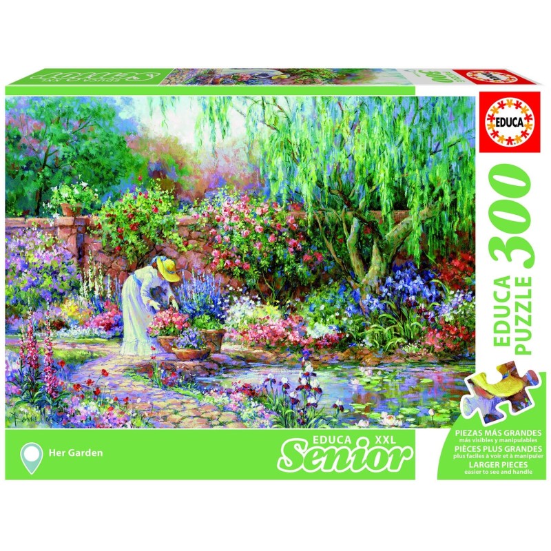Grand puzzle 300 pièces - adapté aux personnes ayant des problème de vue