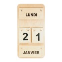 Petit calendrier en bois