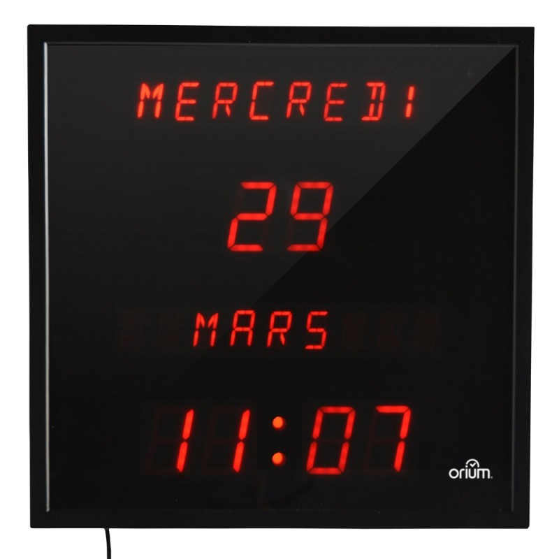 Horloge éphéméride digitale - repérage spatio temporel pour séniors