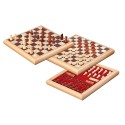 Coffret jeu d’échecs et dames