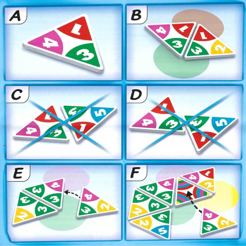 Triominos en couleurs - junior