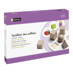 Tactiloto des solides - jeu sensoriel sur le sens du toucher