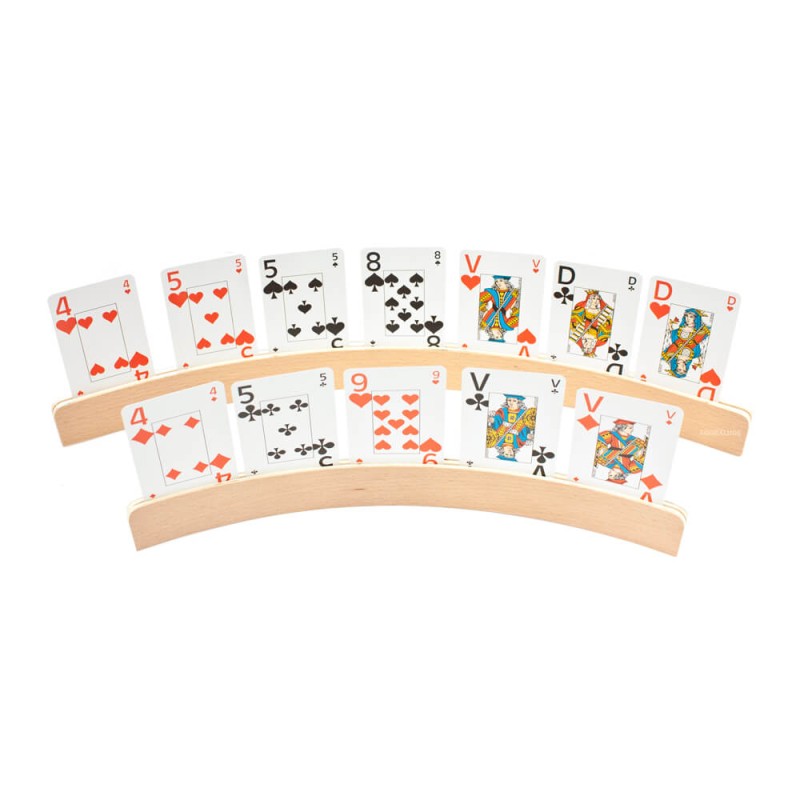 Présentoir à cartes en bois