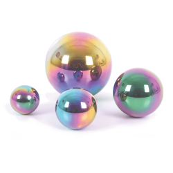 Balles miroir colorées Snoezelen