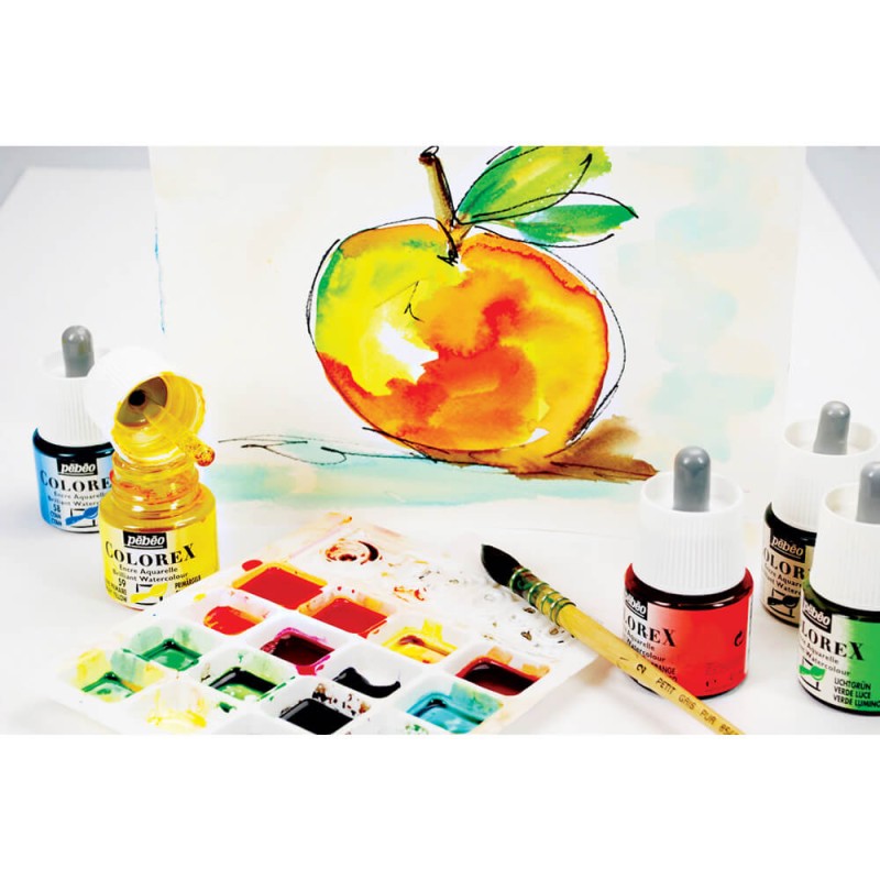 Encres aquarelle avec pipette de dosage - loisirs créatifs