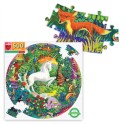 Puzzle géant 500 pièces rond  - Licorne