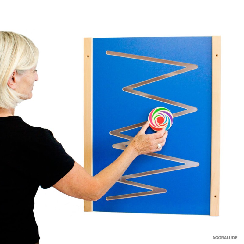 Tableau de manipulation zig zag