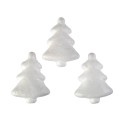 Sapins en polystyrène à décorer – lot de 10