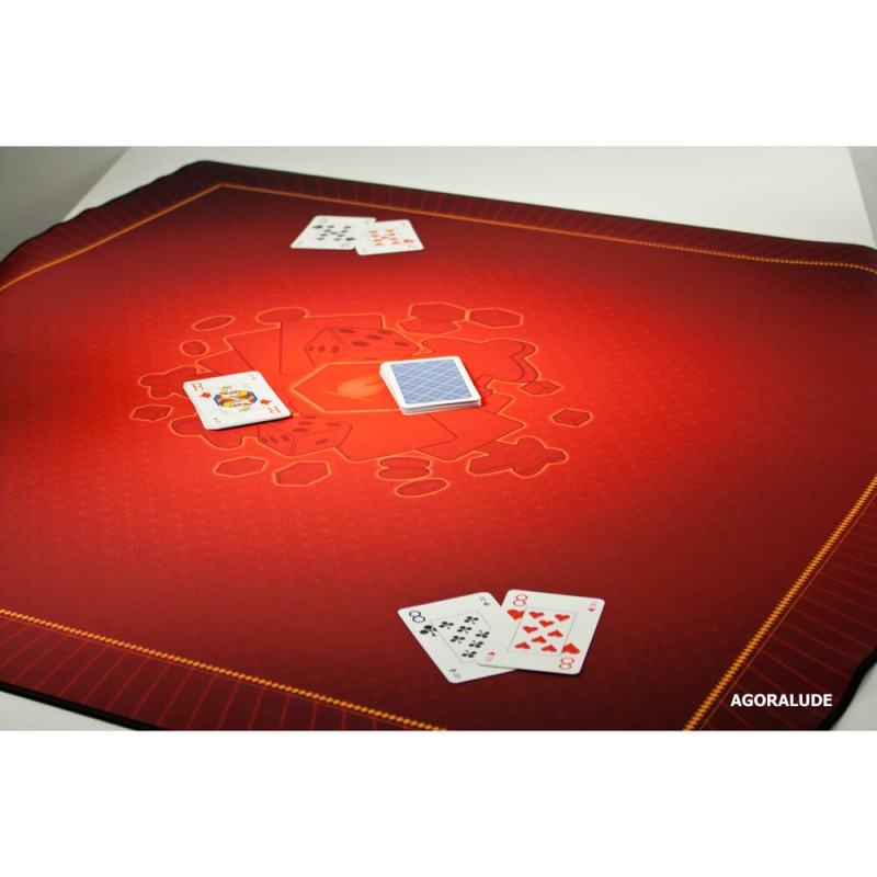  Tapis de jeu cartes - pour jeux de belote, tarot, bridge - Grand modèle