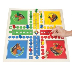 Tapis de jeu petits chevaux