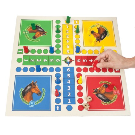 Le Petits chevaux en format tapis de jeu