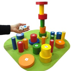 Jeu des tours géant - jeux de manipulation et dextérité