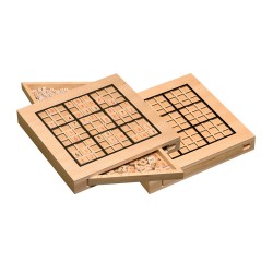 Sudoku en bois – Jeu de société – Jeux traditionnels 