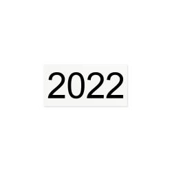 Magnet année 2022 pour tableau-éphéméride