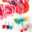 Kit Fleurs en Crépon Roses - Activité de création en papier