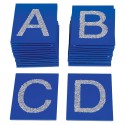 Toucher Plaques tactiles : l'alphabet