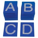 Toucher Plaques tactiles : l'alphabet