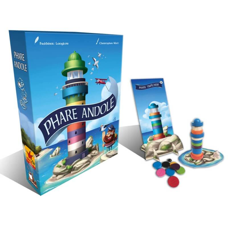 Phare Andole - jeux de société - stimuler la mémoire et l'adresse