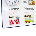 12 magnets Pictogramme d’animation dim. 18 x 15 cm (destockage)