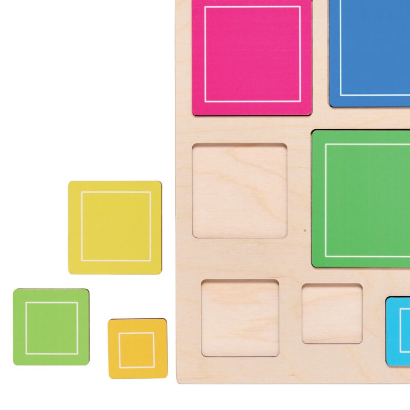 Puzzle Les carrés en bois - Rolf