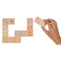 Domino en bois et couleurs - jeu de société grand format