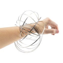 Bracelet sensoriel - Anneau magique de bras en acier