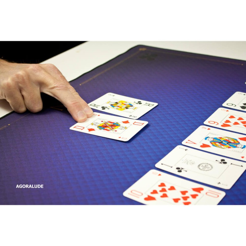 Tapis de jeux de cartes - Jouer au tarot, belote, Bridge - Petit modèle
