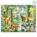 Puzzle avec contour Animaux de la forêt