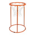 Panier de basket au sol