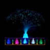 Lampe fibres optiques Bouquet lumineux