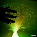 Lampe à fibres optiques LED changement de couleur - Bouquet lumineux