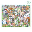 Puzzle avec contour - Chiens - 32 pièces