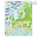 Puzzle avec contour - Europe géographique - 87 pièces