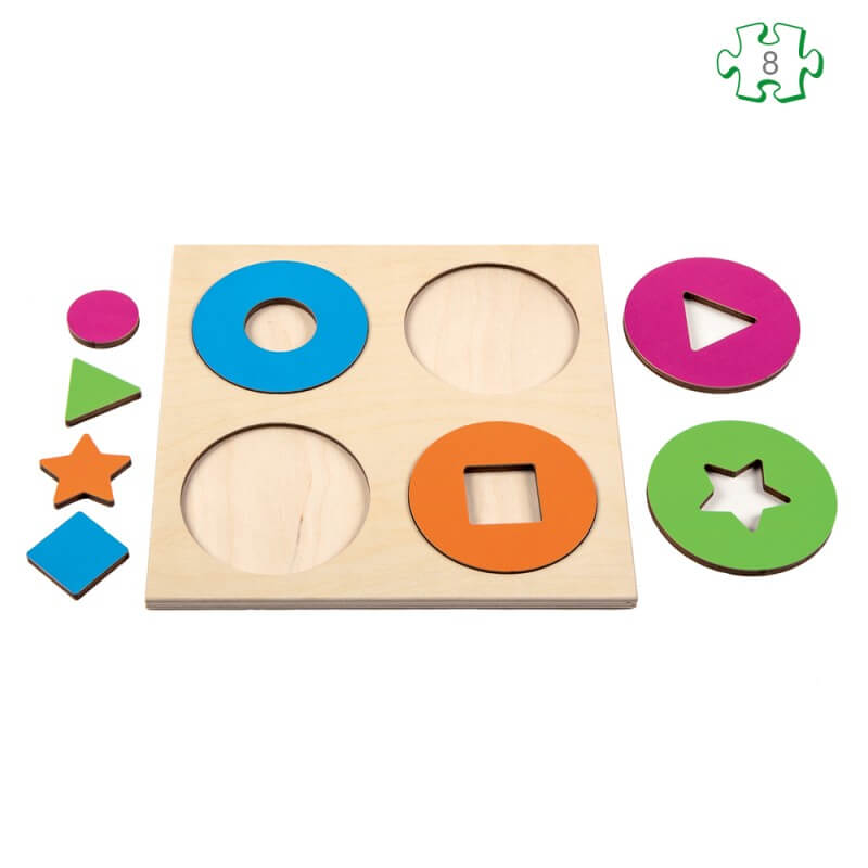 Puzzle cercles et formes