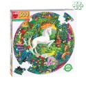 Puzzle géant 500 pièces rond  - Licorne