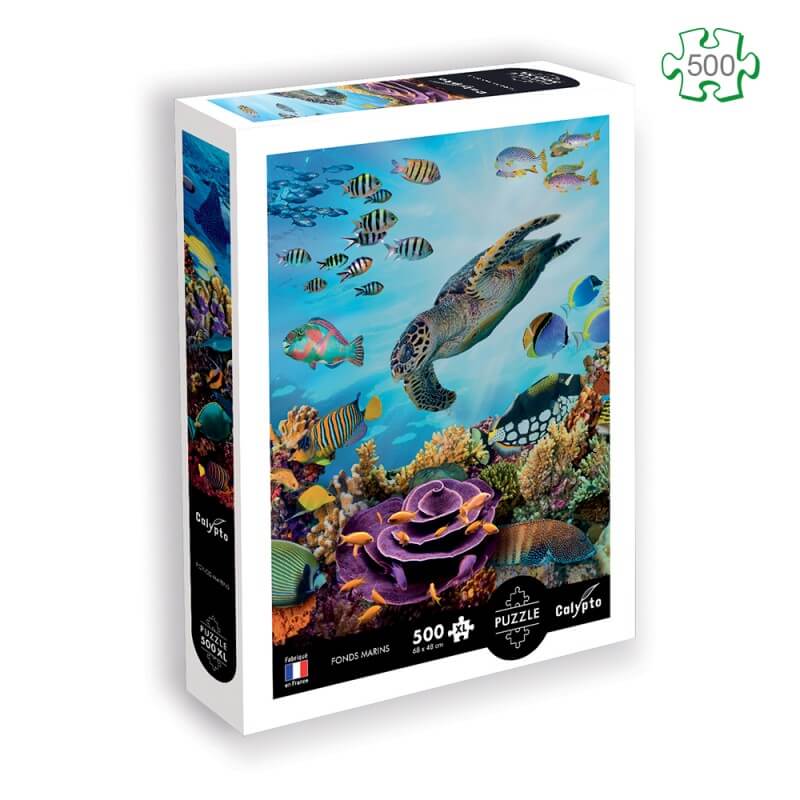 Puzzle 500 pièces XL – Fonds marins