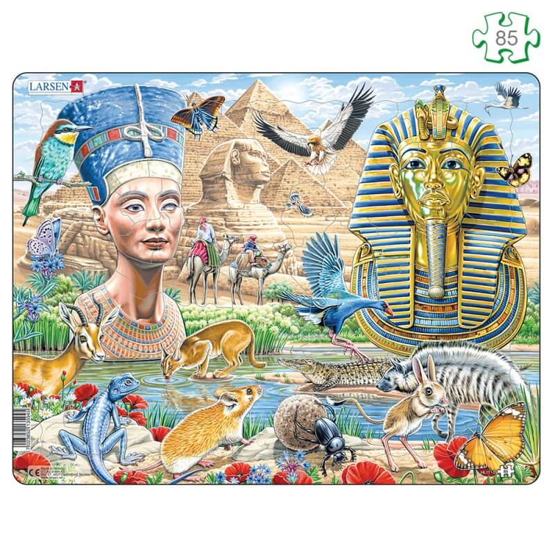 Puzzle Égypte - avec contour 85 pièces