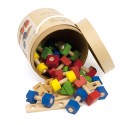 Vis et écrous 56 pièces - jeu en bois